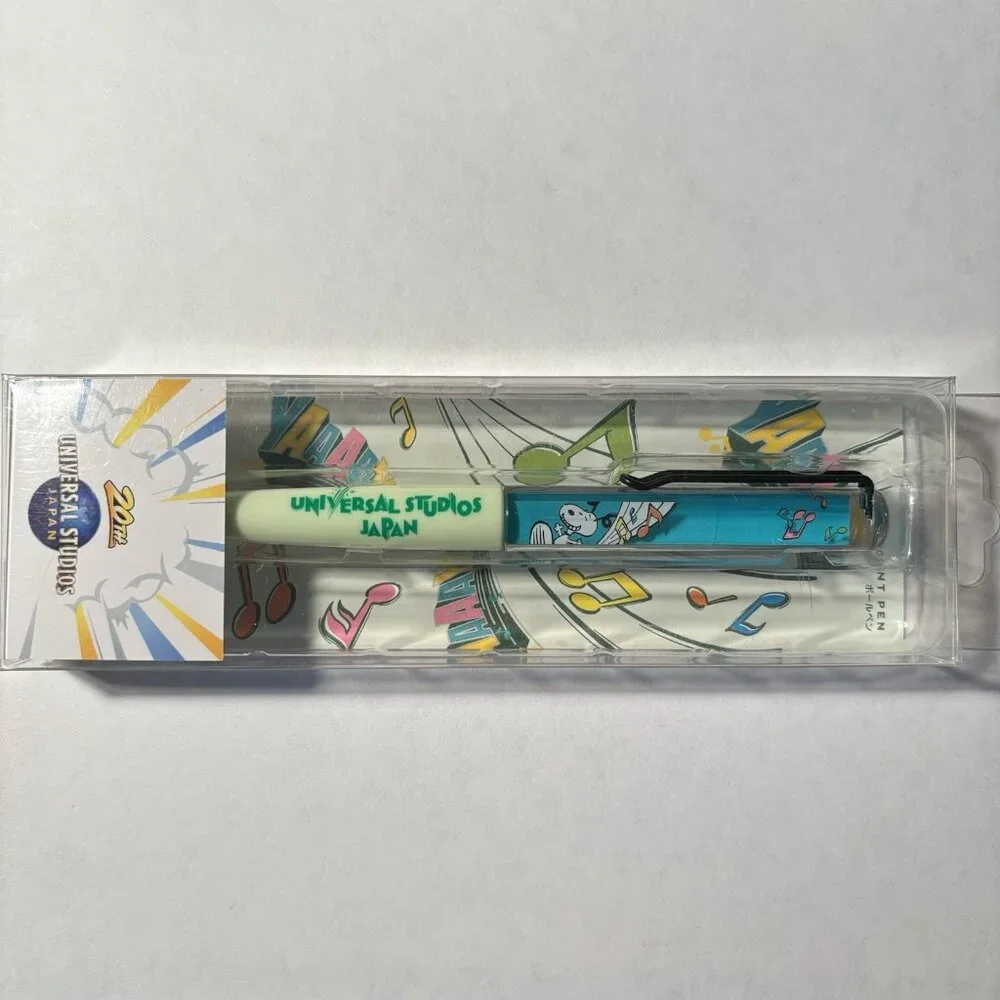 Peanuts Snoopy Floaty Pen Universal Studios Japan Comic Music Dance Party Promo